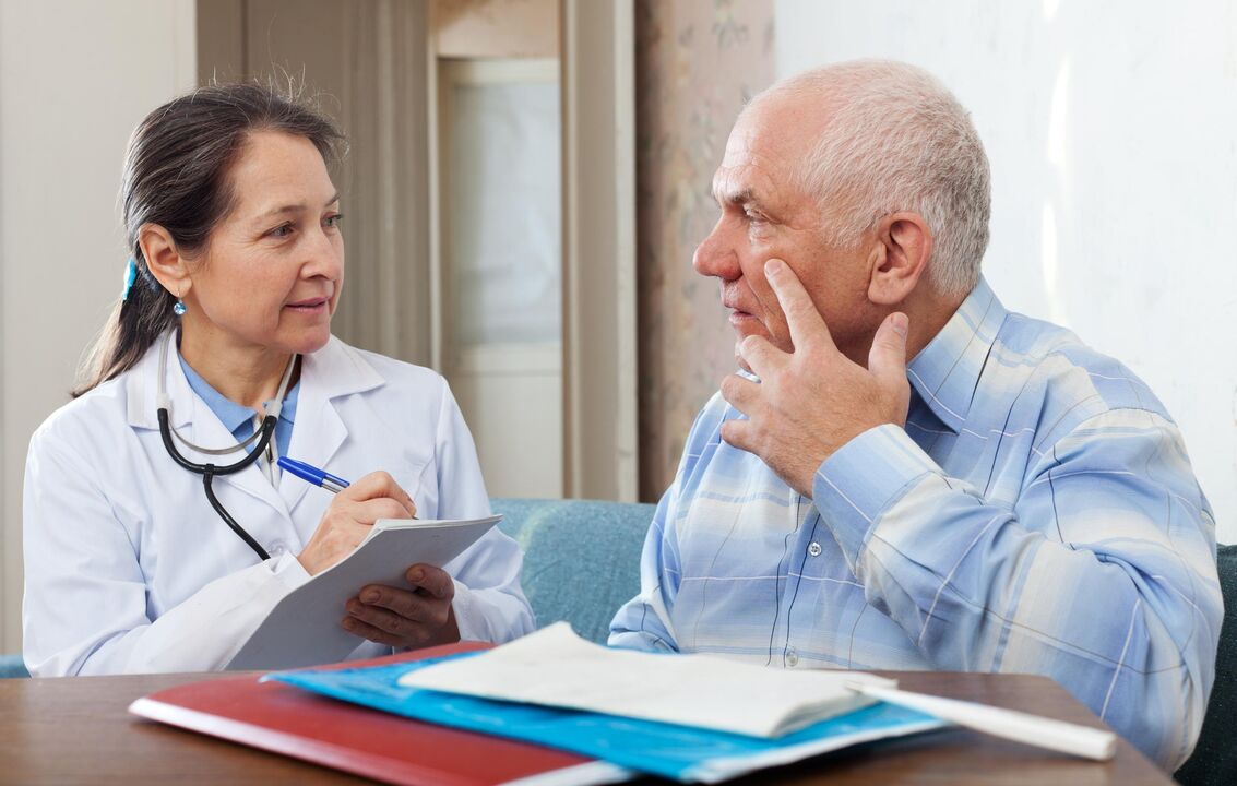 Dokter Consultatioun mat Prostatitis